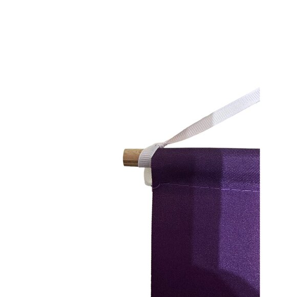 Lot of 2 Halloween Vinyl Wall Hangings‎ Purple Holiday Witches FLAW - Picture 3 of 6